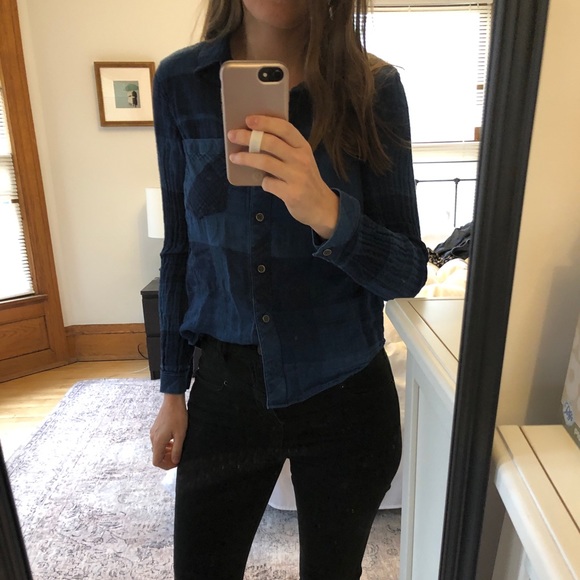 VGUC Anthropologie Cloth & Stone Mireille shirt - Picture 4 of 5